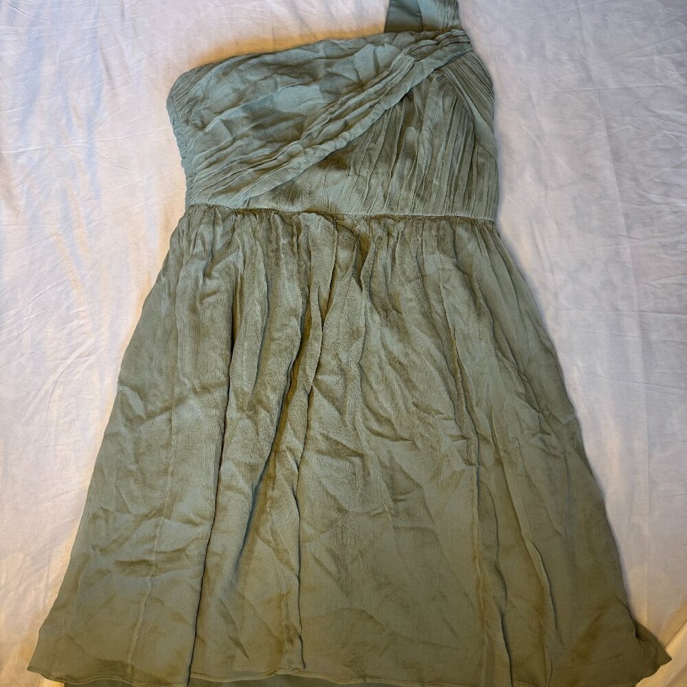 J. Crew Cami Spaghetti Strap Dress | Women's | Topiary / Green | Size: Petite 12